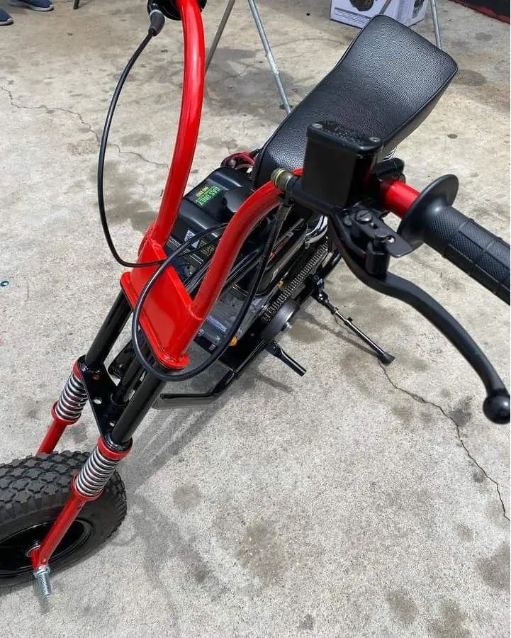 Black Red Stock Minibike - Image 3