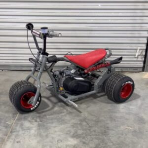 grey mini trike bike