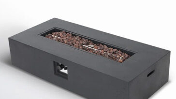 concrete propane fire pit table for sale: Natural gas fire pit